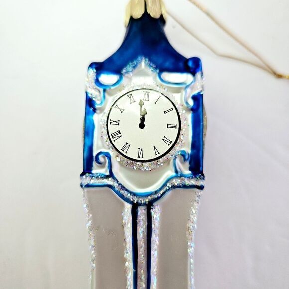 Disney 1999 Cinderella Castle Clock Tower Blown Glass Christmas Tree Ornament - Picture 2 of 7